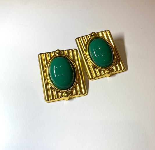 Orecchini Janet verde