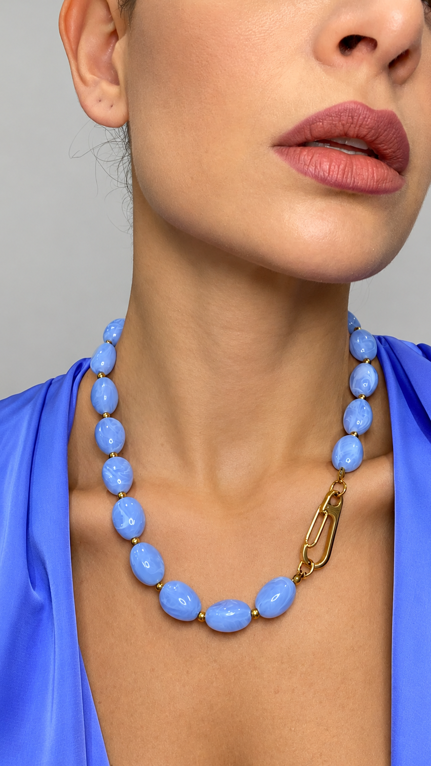 Collana Amelia - Azzurro