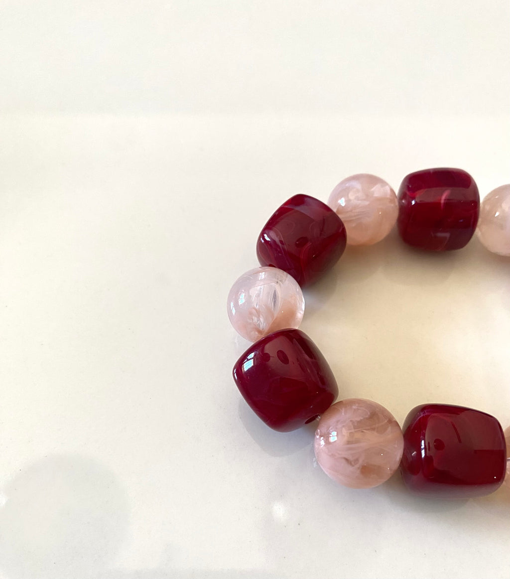 Bracciale Marika bordeaux