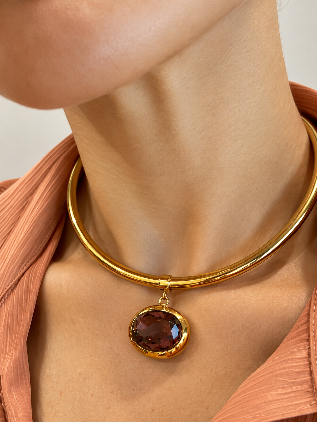 Collana CHARLOTTE - caffè