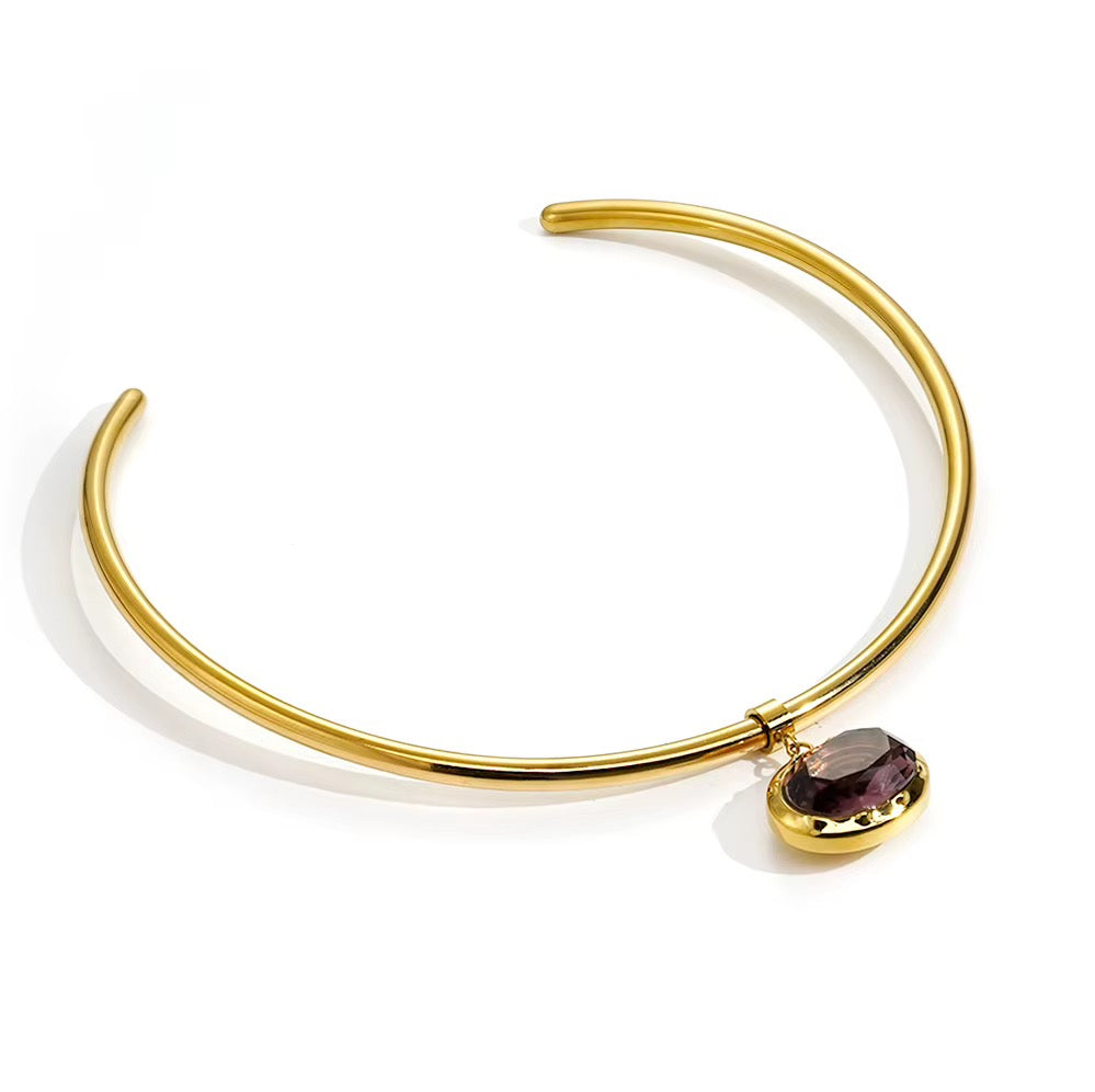 Collana CHARLOTTE - caffè