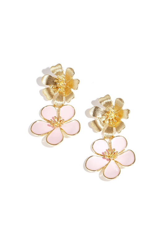 Orecchini Fiore - Rosa