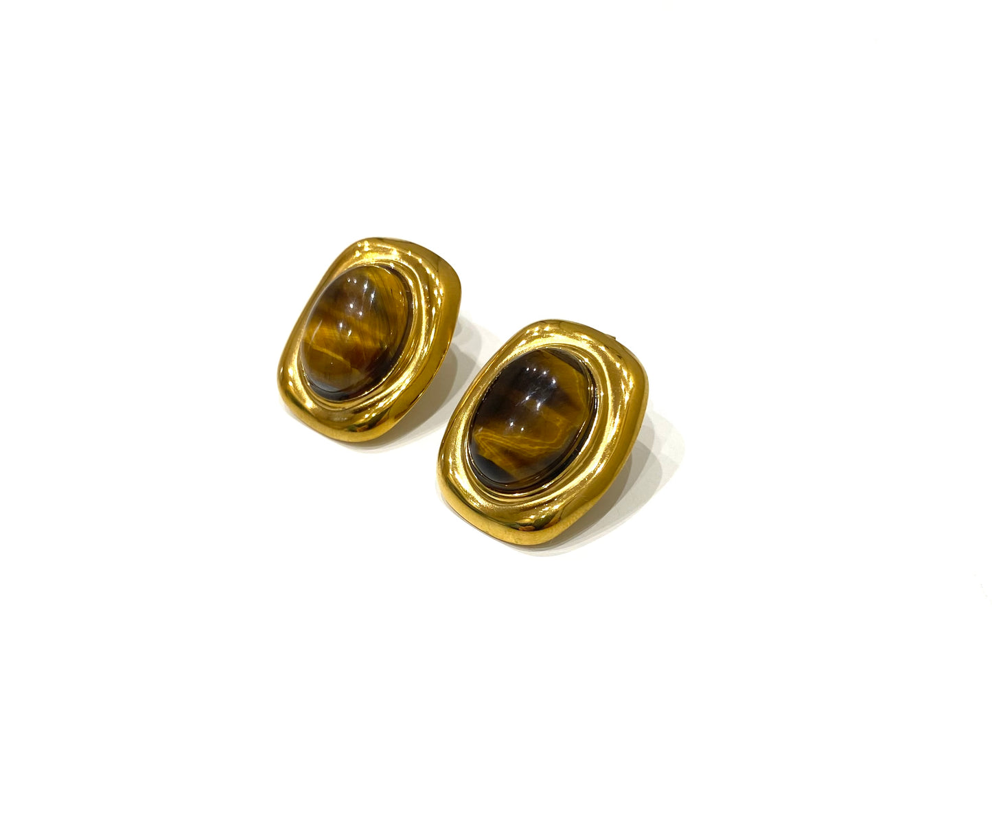 Orecchini Pia - oro giallo/ Ambra