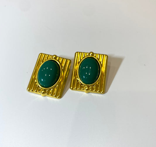 Orecchini Janet verde