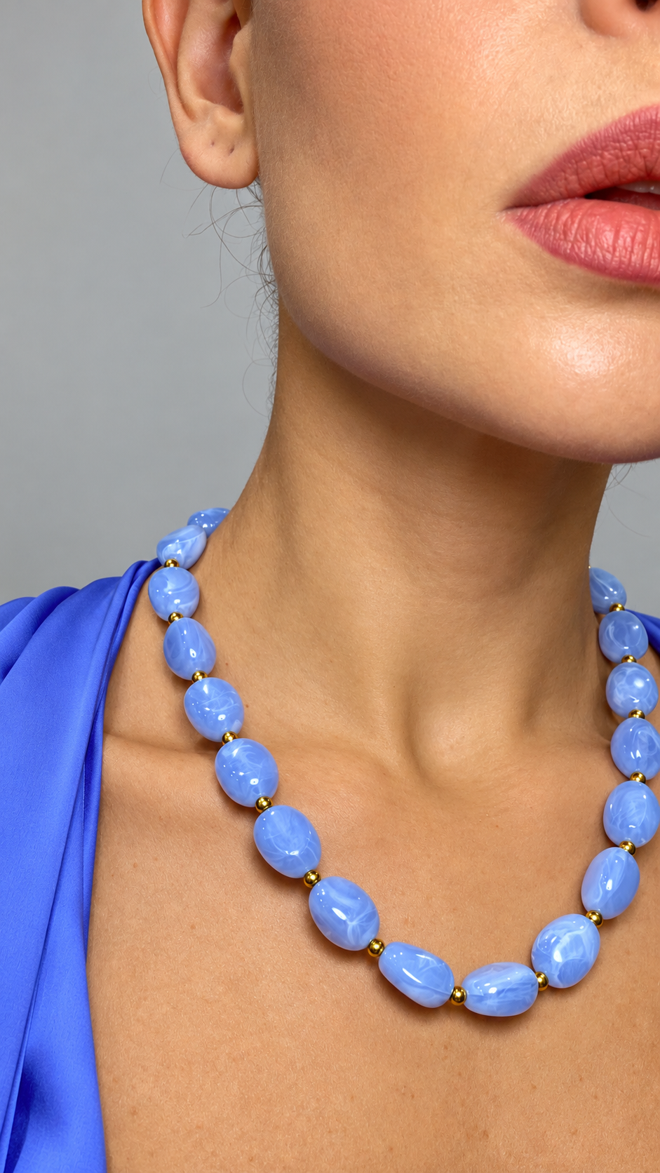 Collana Amelia - Azzurro
