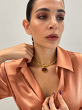 Collana CHARLOTTE - caffè