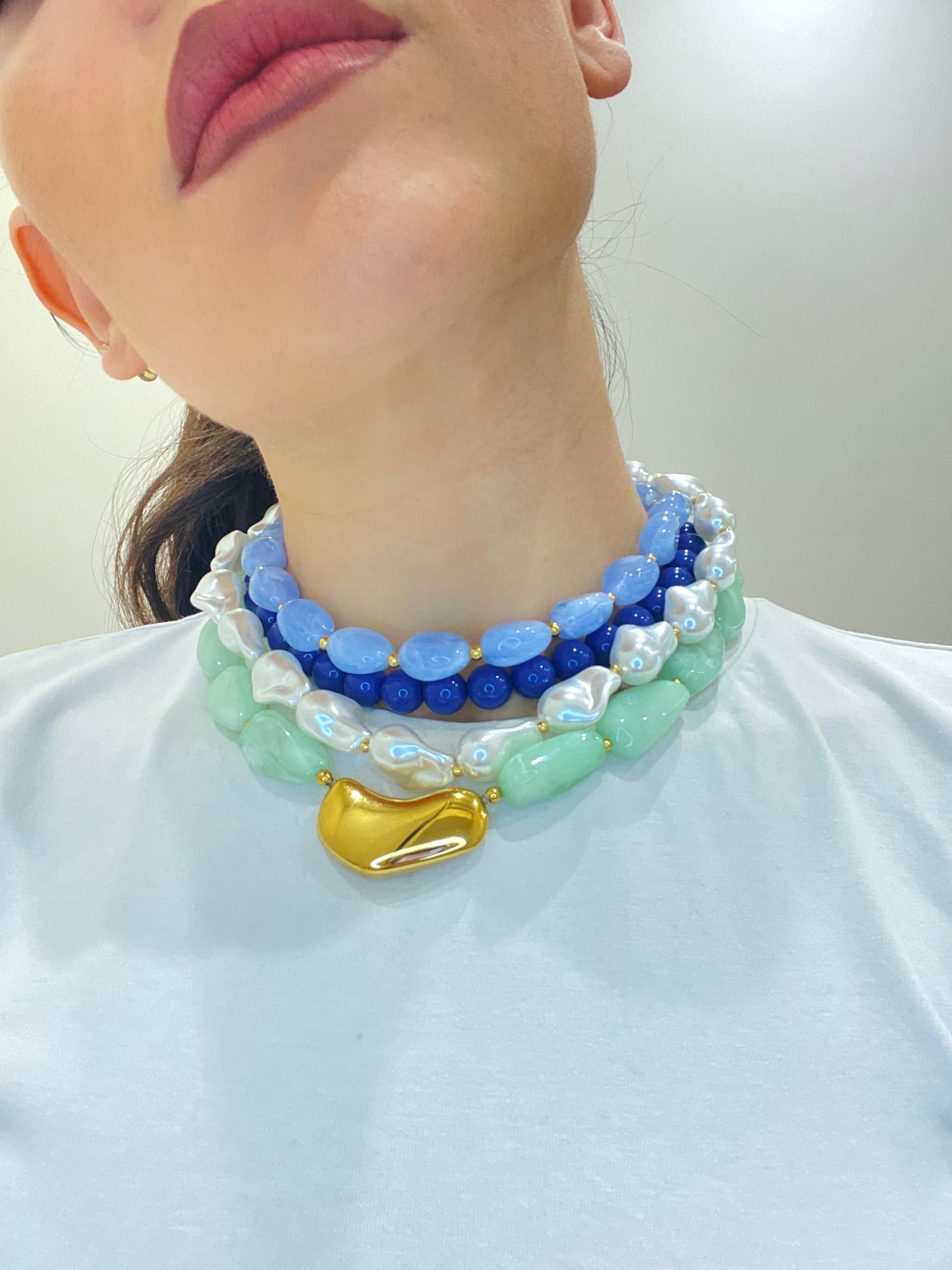 Collana Amelia - Azzurro