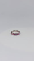 Anello Veretta Media Rosa